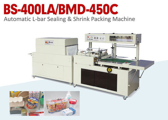Automatic L-bar Sealing And Shrink Fully Closed Packing Machine For Food Outer Packaging