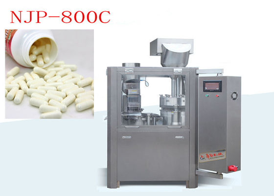 CE ISO Approval Automatic Capsule Filling Machine 800 Capsules / Min NJP-800C
