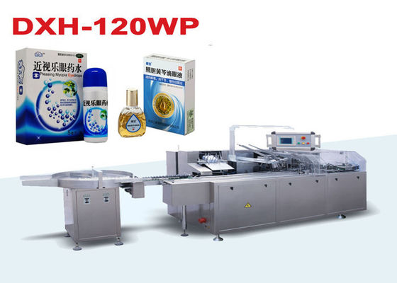 Automatic Pharmaceutical Bottle Packing Equipment / Eye Drop Carton Box Packing Machinery