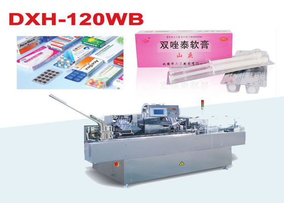 Max 120 Boxes / Min Automatic Cartoning Machine For Blister Plate