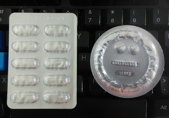 Thermoforming Pill Automatic Blister Packing Machine High Output