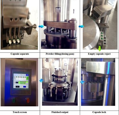Powder Pills Encapsulated Capsule Filling Equipment Fully Automatic