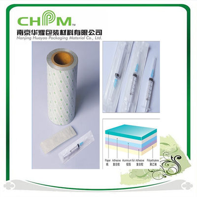 Laminated Paper Aluminium Foil For Drug / Food And Small Medical Devices Packaging