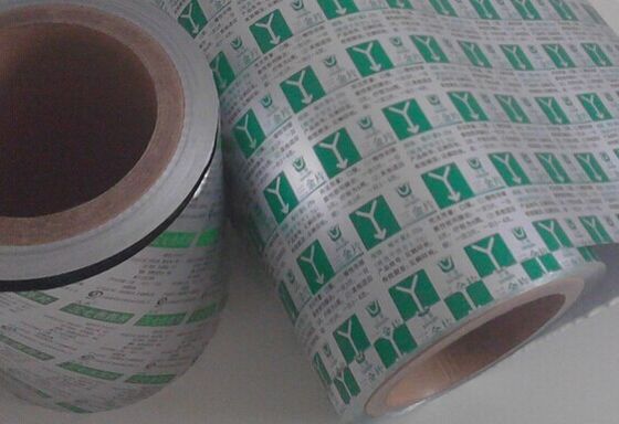 Double Soft Aluminum Foil OP / AL / PE Composite Strip Blister Packaging Materials