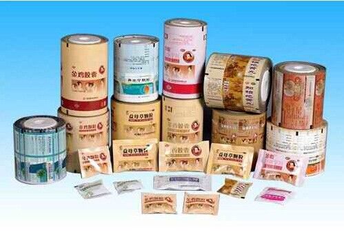 Gravure Soft Plastic Printed Blister Packaging Materials PET / AL / PE Film