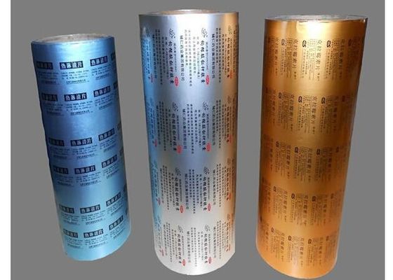 Gravure Soft Plastic Printed Blister Packaging Materials PET / AL / PE Film