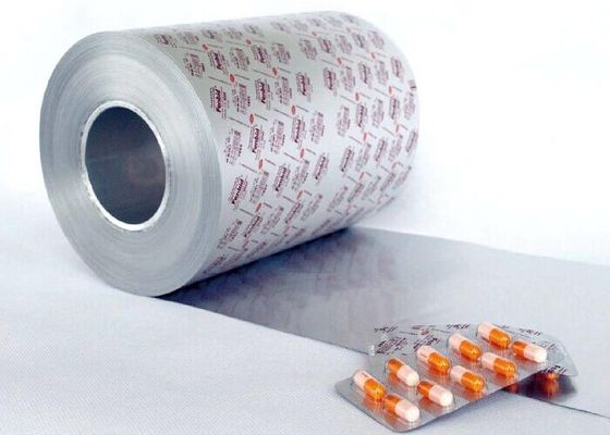 Lacquer Coated Aluminum  Blister Foil Parma Packaging Materials Gravure Printing