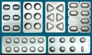 Pill Tablet Blister Packaging Machine , 8KW Capsule Packing Machine