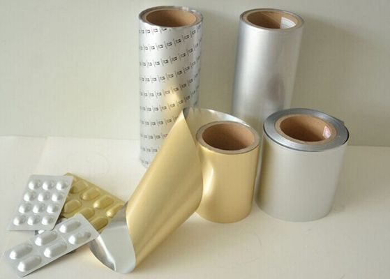 Cold Formable Alu Foil / Alu Alu foil Pharmaceutical Blister Packing Alu Foil Roll