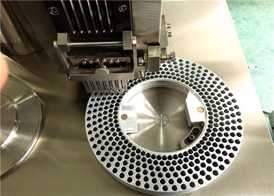 PLC Control System Semi Auto Capsule Filling Machine For Small Business