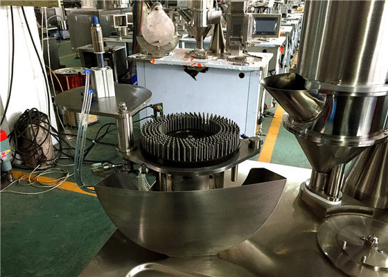PLC Control System Semi Auto Capsule Filling Machine For Small Business
