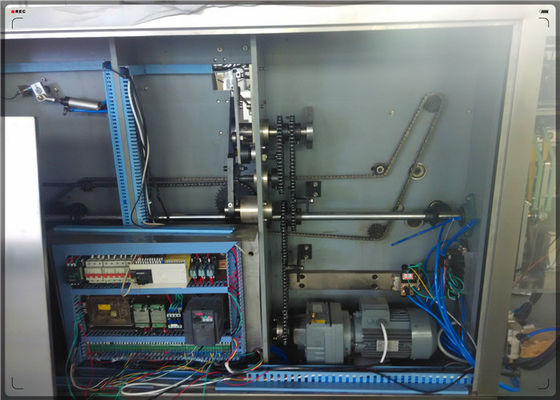 PLC Control Blister Automatic Cartoning Machine With Speed Adjusting By Inverter