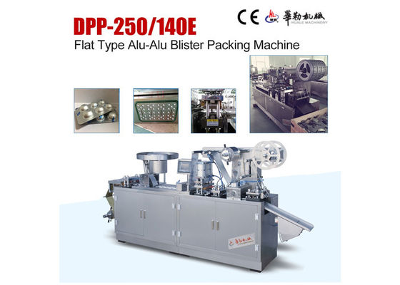 Pill Tablet Blister Packaging Machine , 8KW Capsule Packing Machine