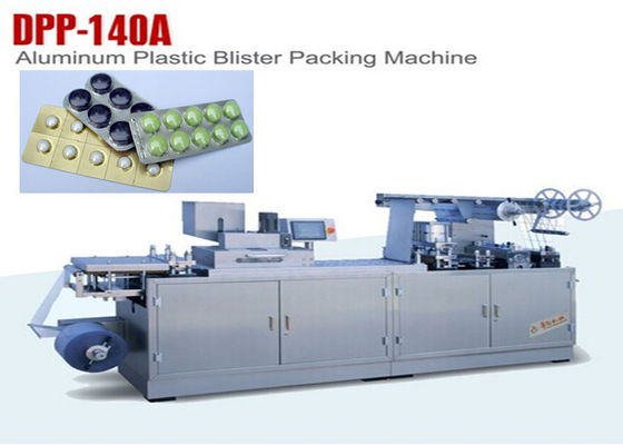 Pharmacy Tablet Blister Packing Machine , Alu PVC Blistering Machine