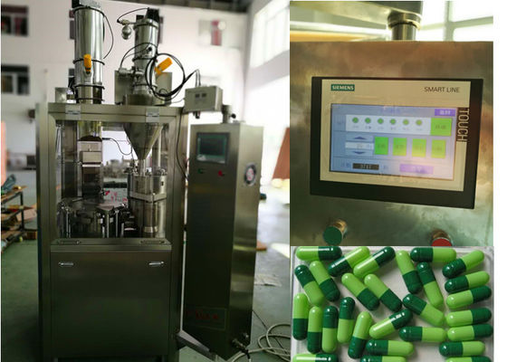 High Speed Full Automatic Capsule Filling Machine With Siemens PLC CE Approved