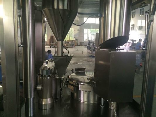 High Accuracy Compact Automatic Capsule Filling Machine For Pill , Pellet Granule