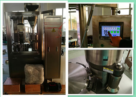 Small VibrationFully Automatic Empty Capsule Filling Machine For Powder Pellet