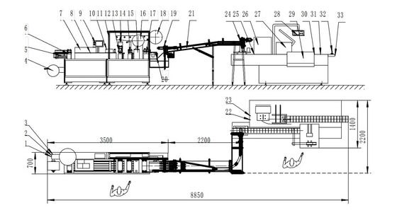 DKZ-250A Aluminum Plastic Blister Carton Packaging Machine Line  380/220V 50HZ