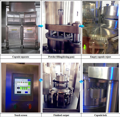 NJP-2000 Large Hard Capsule Filling Machine for Pharmaceutical Enterprise