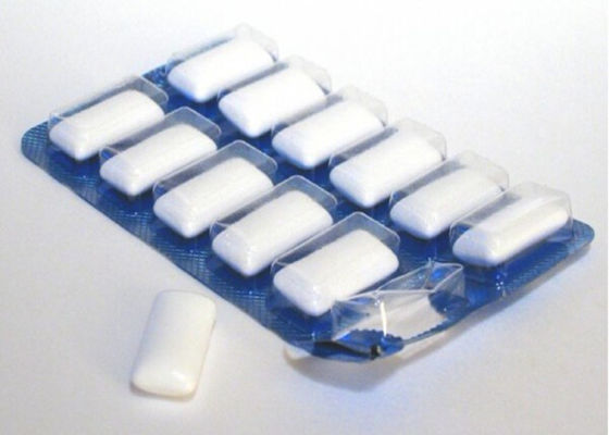 Chewing Gum Plastic Blister Pack Sealing Machine 45 Cutting / Min
