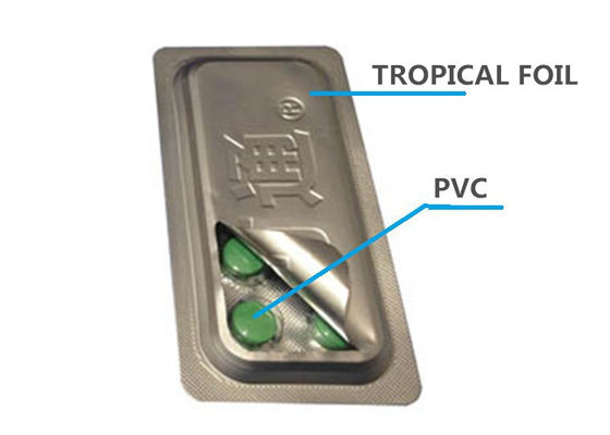 Fully Automatic Tropical Blister Packing Machine Double Sealed For Sensitive Drug
