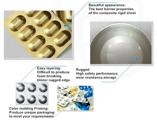 Pharmaceutical Packaging Material Cold Aluminium Foil For Generic Medicine Packaging