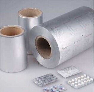 Lacquer Coated Aluminum  Blister Foil Parma Packaging Materials Gravure Printing