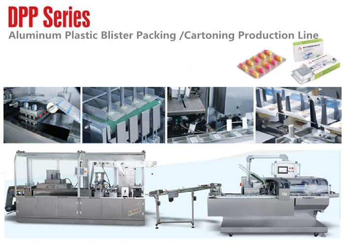 Automatic High Speed Alu Plastic Blister Packaging Machine Line Pharmaceutical Industry