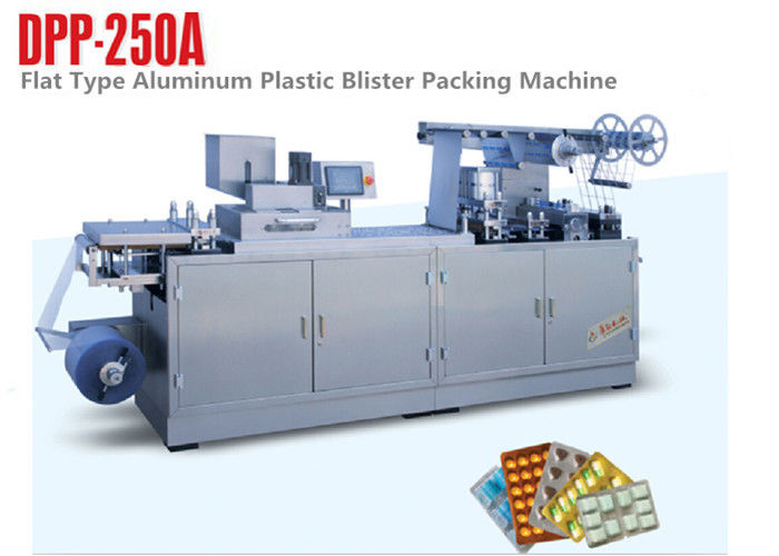 Servo Motor Alu Plastic Automatic Blister Packing Machine Tablet Blister Machine