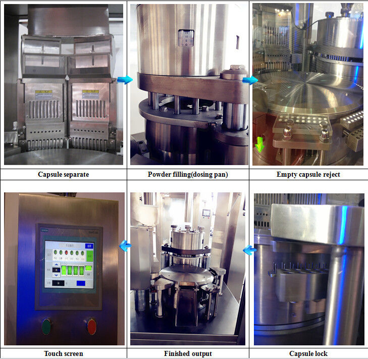 NJP-2000 Large Hard Capsule Filling Machine for Pharmaceutical Enterprise