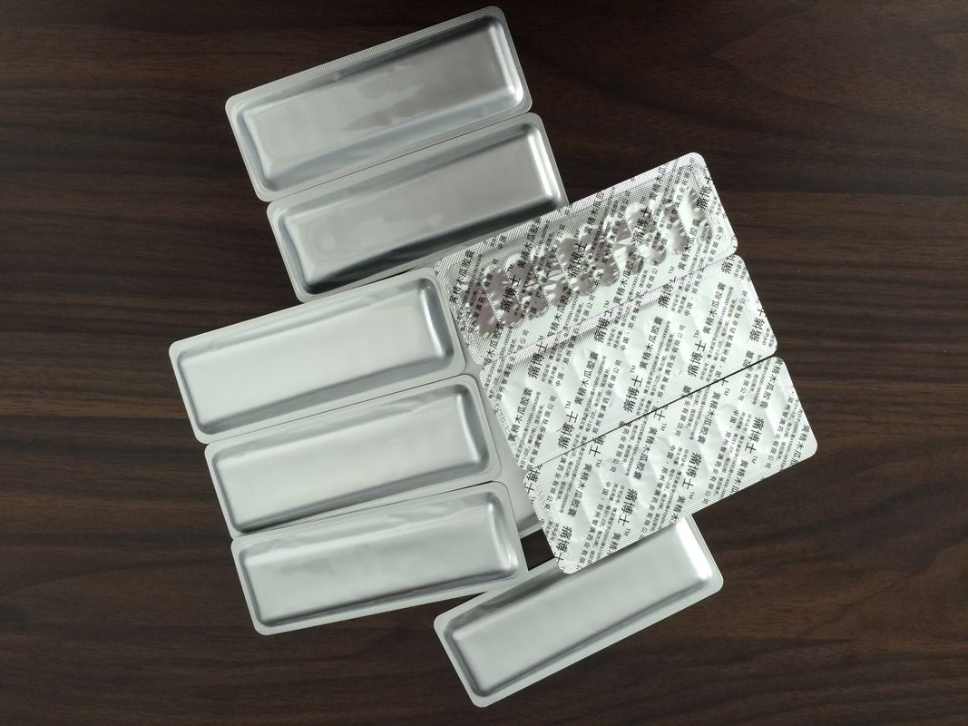 Small Alu Alu PVC Blister Packing Machine Plastic Pharmaceutical Packing
