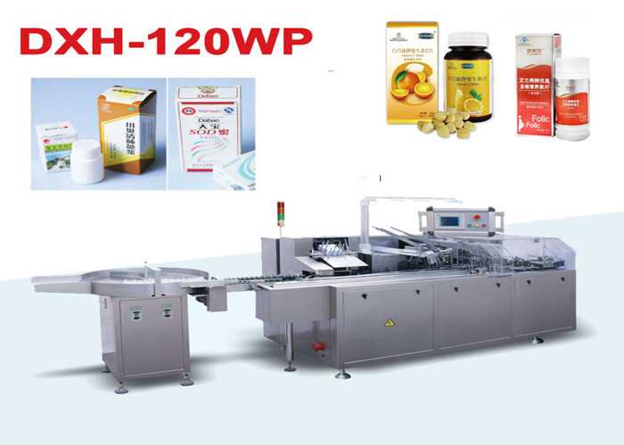 Automatic Cartoning Machine For Small Medicine Bottle Packing with speed 50-100boxes/min