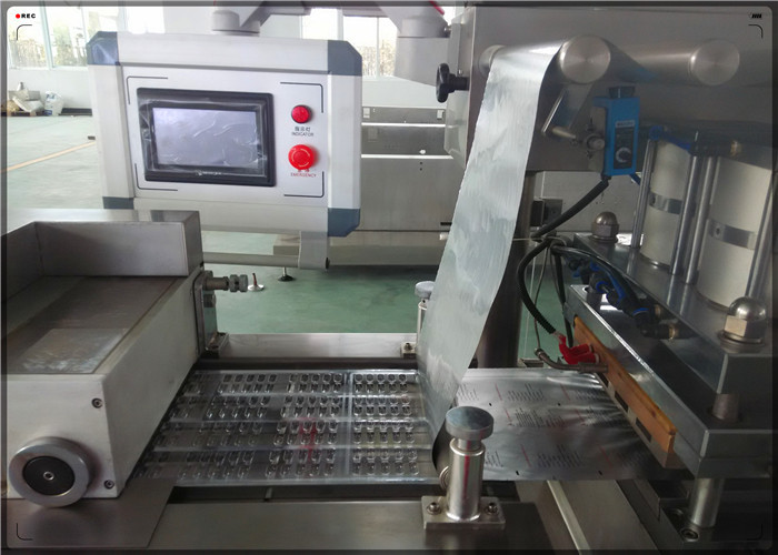 High Speed Pharmaceutical Blister Packaging Machines With Servo Motor Driving