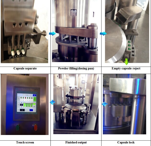Powder Pills Encapsulated Capsule Filling Equipment Fully Automatic