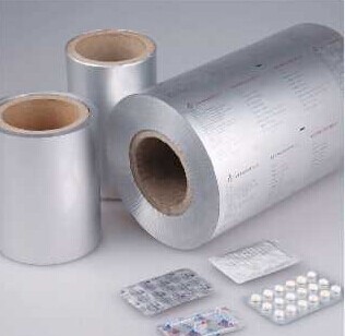 Lacquer Coated Aluminum  Blister Foil Parma Packaging Materials Gravure Printing