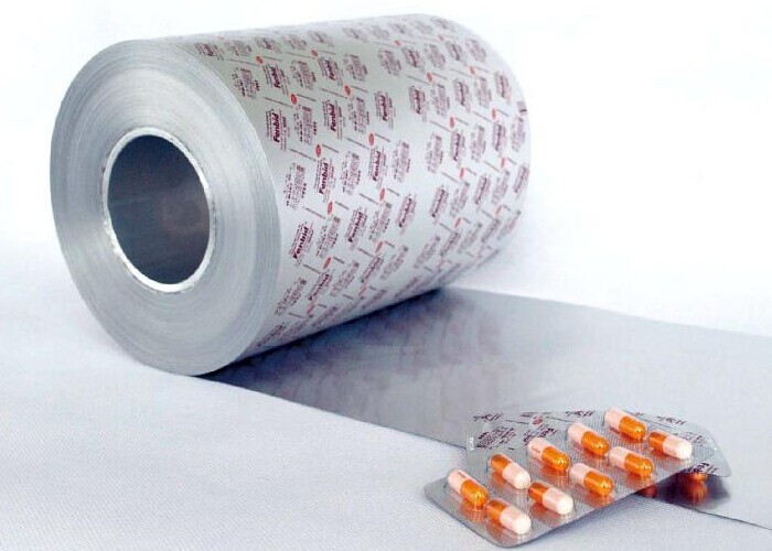 Lacquer Coated Aluminum  Blister Foil Parma Packaging Materials Gravure Printing