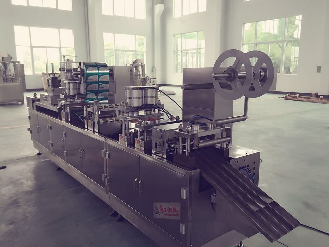 High Output Blister Pack Machine PLC Control Servo Double Drive Strucyure