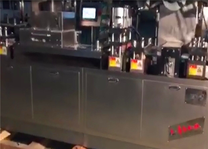 Mini Pharmaceutical Blister Packaging Machines / Wrapping Blister Line With Step Motor